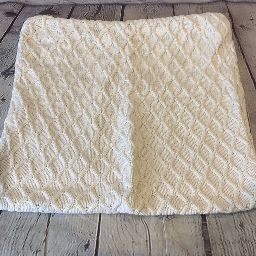 Ralph Lauren Cable Knit Sweater Coastal Pillow cover